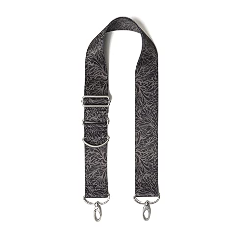 Baggallini womens Wide Strap, Midnight Blossom Print, One Size US