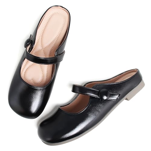 Dear Time Women's Comfortable Flats Mary Jane Shoes Soft Ballets Slip On Shoes Casual