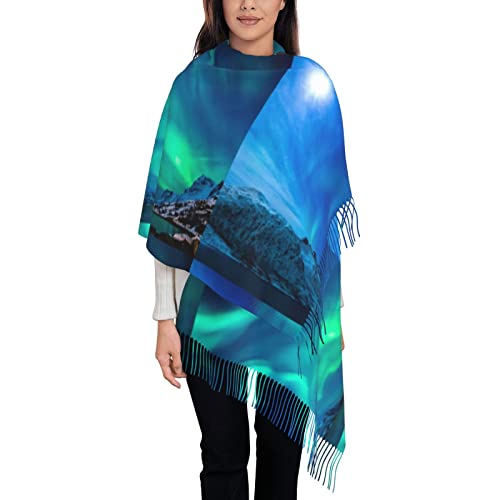 WURTON Italy Flag Women Pashmina Scarf Wrap Shawl, Mom Grandma Wife Girlfriend Holiday Gift3