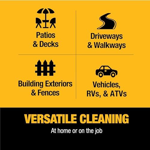 DeWalt 3300 PSI Gas Pressure Washer, 2.4 GPM, Residential Model DXPW3300-S | Gas Power Washer For Homeowners. AAA Axial Cam Pump, 25' Hose, 5 Nozzles, Ergonomic Spray Gun. 49-State Compliant. DXPW3300-S product image 18
