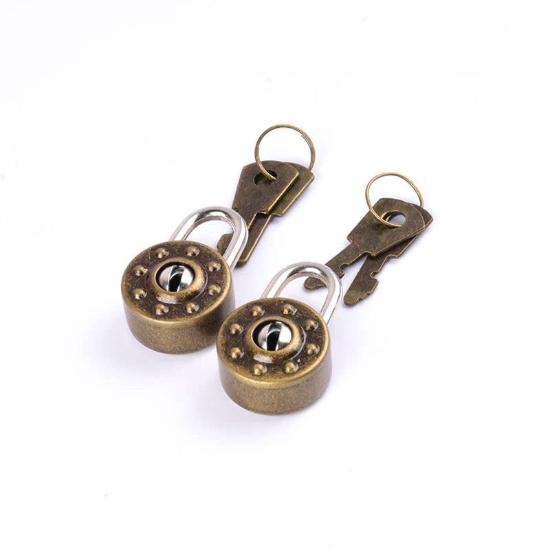Valise accessoires de décoration avec mini cadenas pour boîte