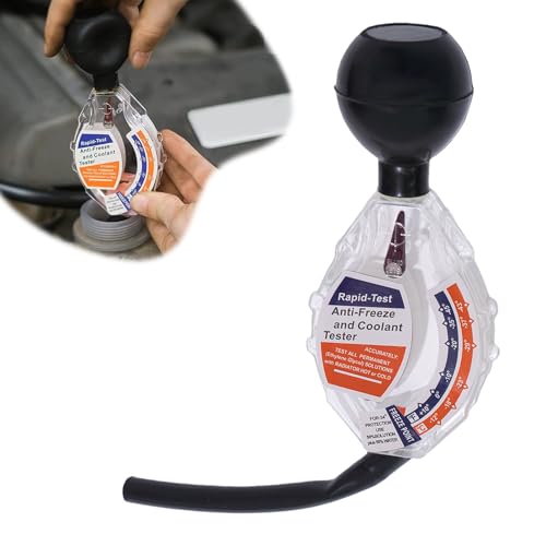 AMZAUTO Antifreeze Tester Automotive, Professional Coolant Tester Accessory for Freezing Point Tool, Anti Freeze Checker, Universal Antifreeze Coolant for Summer & Winter