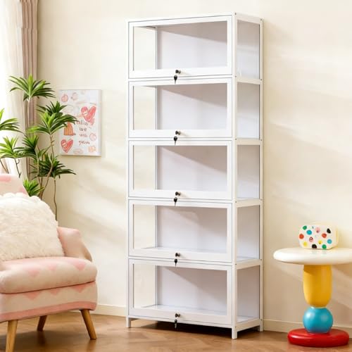 Estantes de almacenamiento con puerta...