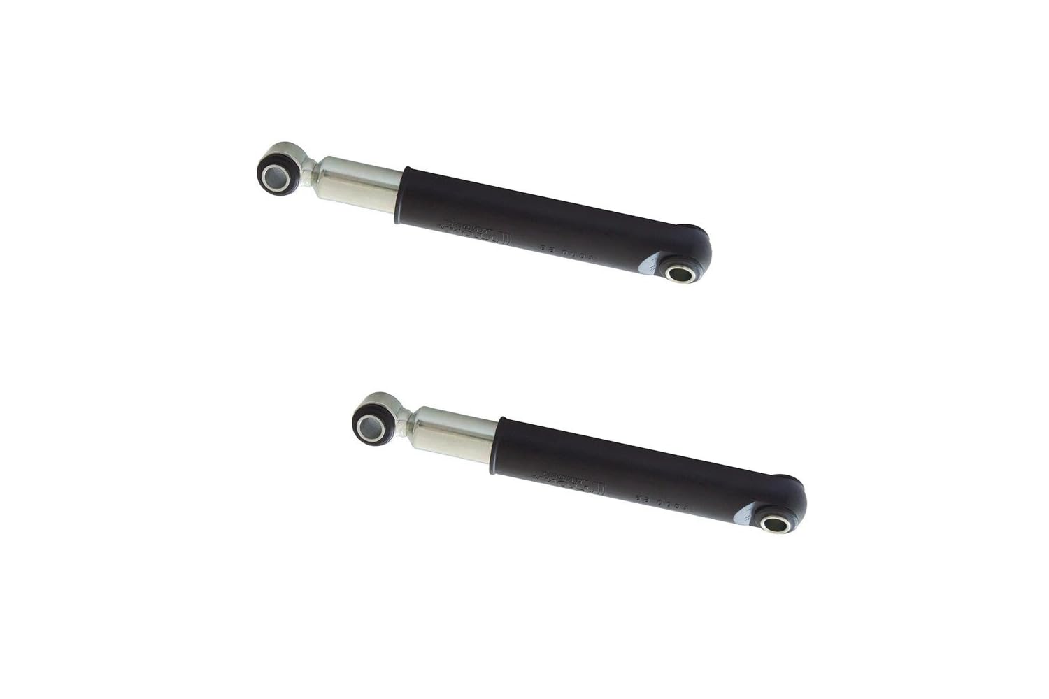 Knott Set di 2 Ammortizzatori per Assali Rimorchio 750-1800 kg, Smorzamento Urti per Assale Singolo e Tandem, Modello 990001 con Bulloni di Montaggio M12, Lunghezza 220-335 mm