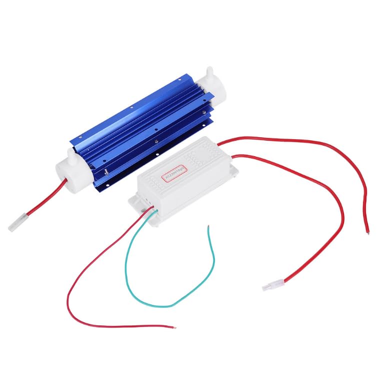 Socobeta Generador de ozono ionizador de tubería para purificación del aire en casa para instalaciones de tratamiento de agua (10 g)