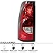 EPIC LIGHTING AMXOE Style Halogen Tail Lights w/Bulbs & Harness Assembly Replacement for CHEVROLET 04-07 SILVERADO 1500 2500 3500 [ GM2800174 GM2801174 15273473 15273472 ] Pair