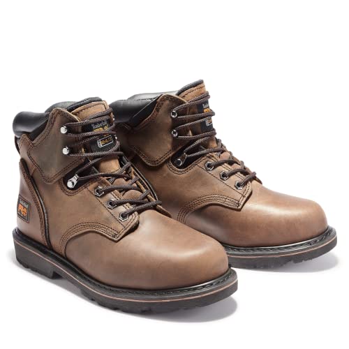 Timberland Pro Men's Pitboss 6" Steel-Toe Boot, Brown , 12 D - Medium #TOP1