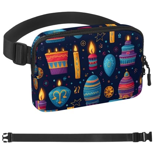 Sac banane à bandoulière réglable grand format pour extérieur et voyage