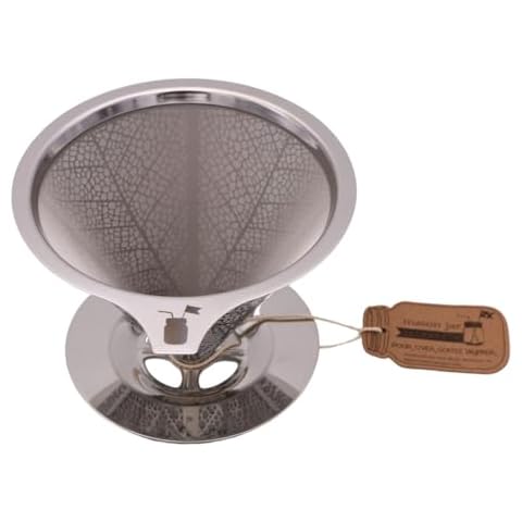 Pour Over Drip Coffee Stainless Steel Filter for Mason Jars Cover