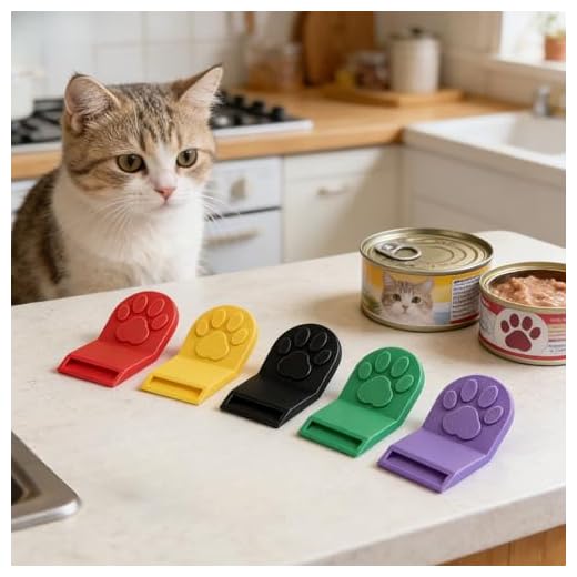 Manual Can Opener Set, Ergonomic Non-Slip Handheld Can Opener for Food Cans and Beverage Cans, Easy to Clean Kitchen Tool with Multiple Colors, 5 Piece Set