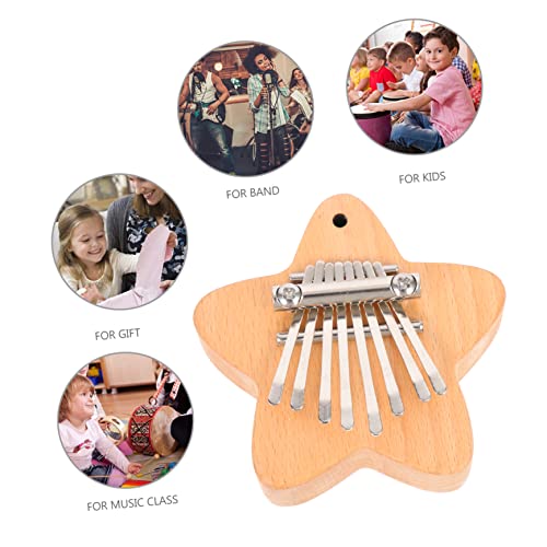 Vaguelly 4 Pçs Piano De Polegar De 8 Tons Pequenos Instrumentos Musicais Piano Infantil Piano De Bri