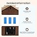 HjirtPxe Forest Theme Cuckoo Wall Clock with Pendulum, Battery Operated Silent Quartz Movement, Hourly Bird Sound for Living Room, Office, Nordic Decor