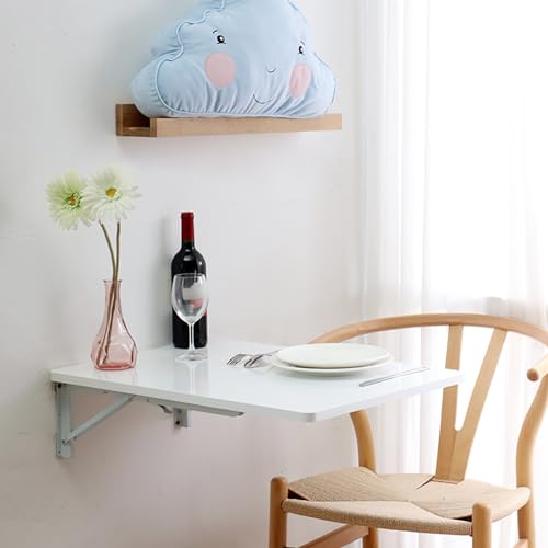 Folding Wall Shelf Laundry Folding Table Wall Mounted Modern Home Office Fold Up Table Desk Stable Sturdy Wall Table For Kitchen Laundry Room Restaurant Space Saving ( Size : 12*24inch/30*60cm )
