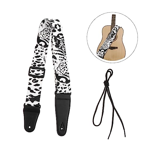 FAVOMOTO 1 PC Bracelet Imprimé Guitare Garniture Bracelets De Montre En Cuir Décor Noir Et Sangle De Guitare Basse Support De Guitare Bandoulière De Guitare Imprimé Sangle En - Les Beatles, Paul McCartney, John Lennon, RIngo Starr, George Harrison FAVOMOTO 1 PC Bracelet Imprimé Guitare Garniture Bracelets De Montre En Cuir Décor Noir Et Sangle De Guitare Basse Support De Guitare Bandoulière De Guitare Imprimé Sangle En – Image 8