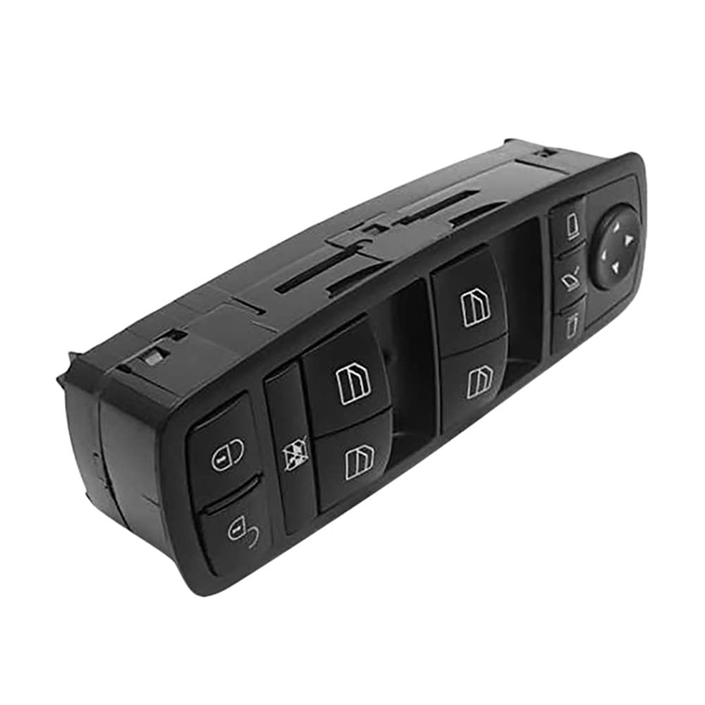 DAVBIR Interruttore Finestra Pulsantiera 2 Accessori per Auto: 1 Interruttore per Finestrino Principale Elettrico E 1 Tappo per Copertura Occhiello per Gancio Traino per Paraurti Anteriore