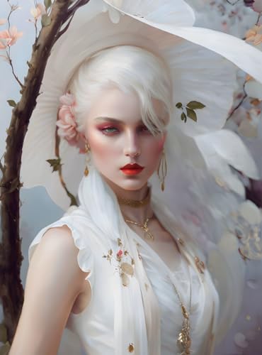 Poster femme élégante Meechi 50x70 cm toile sans cadre