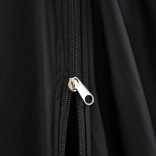 Image of Mengersi Blackout Sleep Tent Crib Tent with Canopy Frame for Toddlers,Crib and Pack N Play Bed Blackout Cover Baby Sleep Tent,Travel Tent Canopy Portable Privacy Tent (Black)