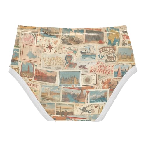 GuoChe Briefs 1-piecing Hip Design Panties Organic Cotton Toddler Underwear for Toddlers in Sizes 2T,3T, 4T, 5T, 6Y and 8Y2