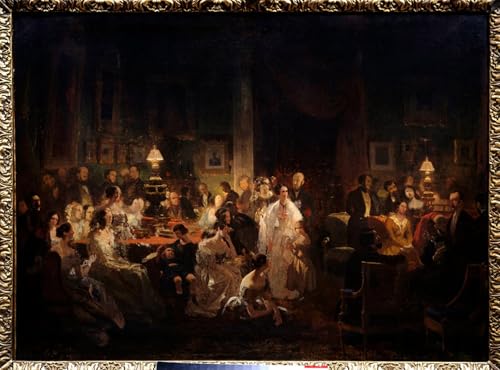 Cuadro histórico de Horace Vernet de 60x90cm para crear un ambiente elegante en tu despacho