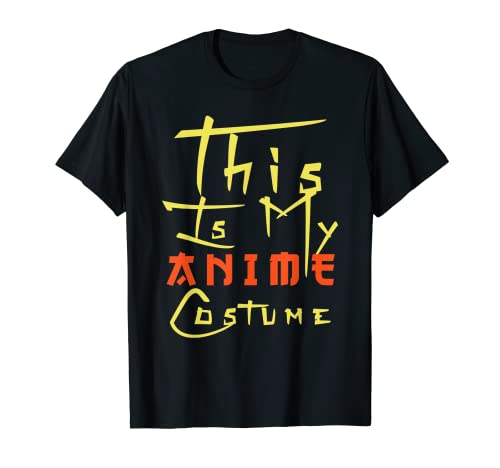 Este disfraz de anime para amantes de la cultura asiática de Halloween Camiseta