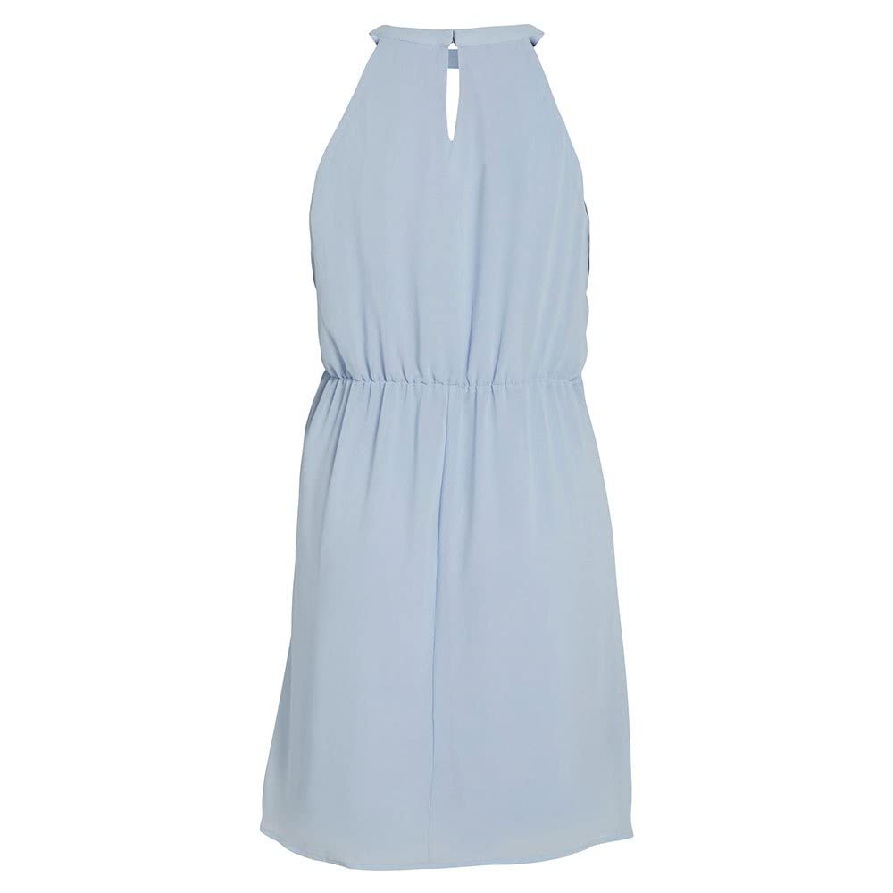Vila Damen Vimilina Halterneck Dress/Su - Noos Kleid