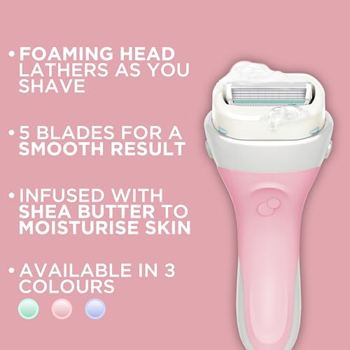 WILKINSON SWORD - Intuition Ultra Moisture Razor and Blade For Women | Pack of 1 Blade and Handle| No Shave Gel Needed - Image 3