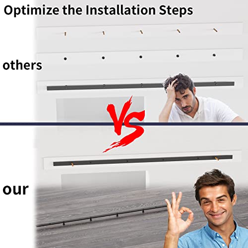 Homlxclx 6.6FT 6.6 Ft Heavy Duty Sliding Barn Door Hardware Kit-Smoothly And Quietly-Easy To Install thumb #6