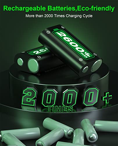 2023 Original - 2X2600Mah High Capacity Rechargeable Battery Pack For Xbox Controllers, Wegwang Fast Charging Controller Battery Pack With Xbox One/Xbox Series X|S Xbox One S/Xbox One X Controller #TOP6