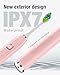 7AM2M Sonic Electric Toothbrush with 6 Brush Heads for Adults&Kids, One Charge for 120 Days, Wireless Fast Charge, 5 Modes, 40000VPM Powered Toothbrush, 2 Minutes Built in Smart Timer -Pink
