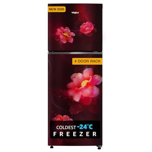 Image of Whirlpool 235 L 2 Star Frost-free inverter Double Door Refrigerator (NEO SP278 PRM WINE ROSE(2S)-Y, 2026 Model)