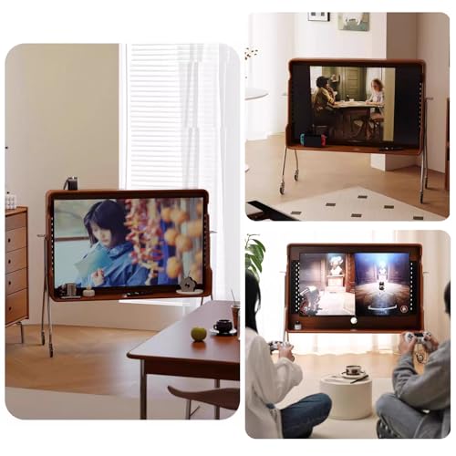 Soporte móvil para TV hasta 65 pulgadas con ruedas y altura ajustable miniatura 3