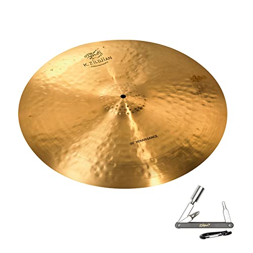 Avedis Zildjian Company K1118 20inch MEDIUM THIN K CONSTANTINOPLE RENAISSANCE RIDE - TRADITIONAL With ZKEY