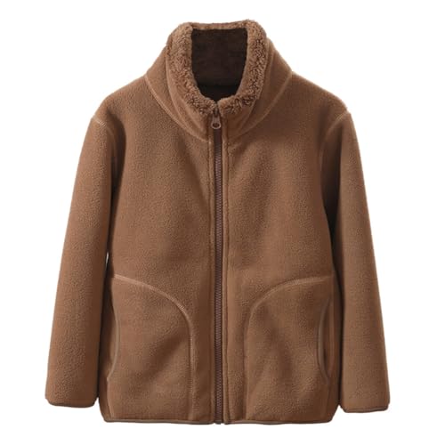 Image of Girls' Fleece Jacket Full-zip Toddlers Kids Polar Coat Outwear