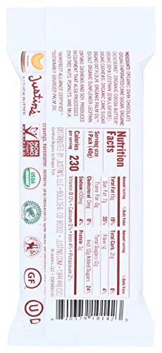 Justins Organic Dark Chocolate Cashew Butter Cups, 1.4 Oz #TOP2