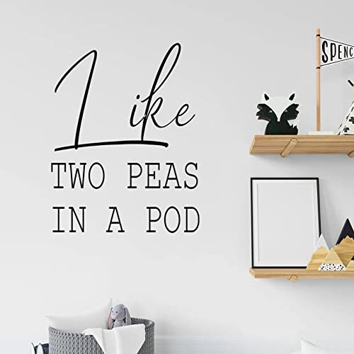 Vinyl Wall Decals Home Decorate Two Peas in a Pod...