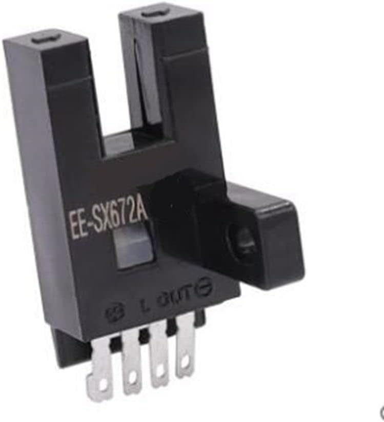 EE-SX672A NPN DC5-24V 100mA 5mm Slot Type Photo Switch | 5mm slot NPN photoelectric sensor, DC5-24V 100mA, 1Hz, 940nm, selectable L/D ON.
