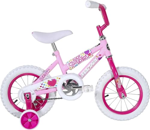 Image of Dynacraft Magna Sweetheart 12 inch-20 inch Children's Bike for Ages 3-14 Years - Fun and Stylish Design, Sturdy and Durable, Perfect for Kids Learning to Ride, Easy to Assemble, Ideal for Young Riders