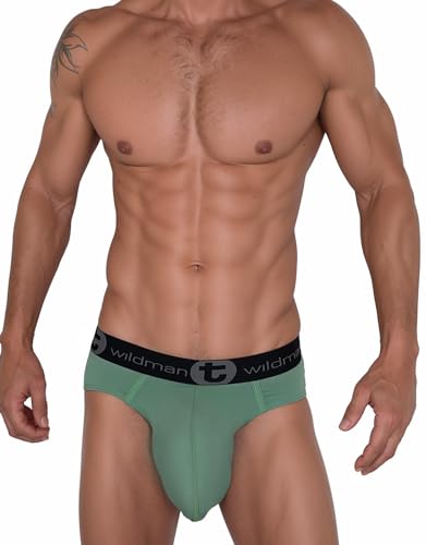 Wildmant Cotton Monster Cock Brief Green3
