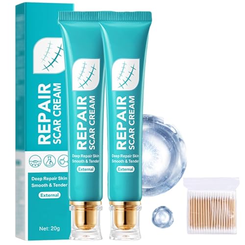 Crema Reparadora De Cicatrices Para Hombres Y Mujeres, Crema Reparadora De Cicatrices, Suavizante, Reafirmante Y Atenuante De La Piel (2 piezas)