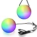 LED Poi Ball Swirling Light Rave Toy (Set of 2) Color Changing Poi Balls