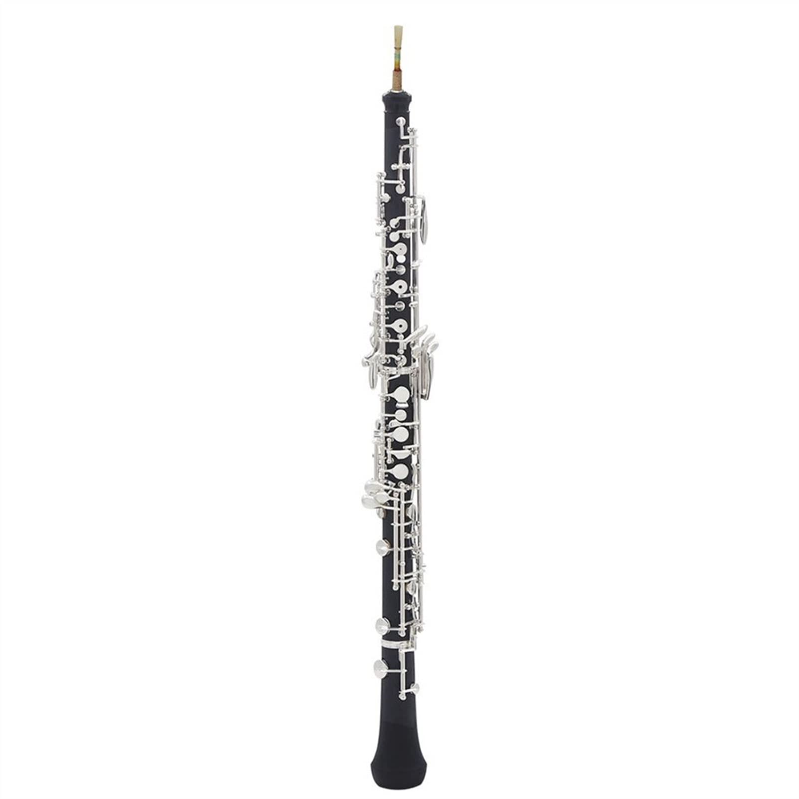 Strumento Oboe Professionale C- Key Ebony Oboe Semi- Automatico Automatico Automatico Stile Automatico in Rame- Placcato Argento Principiante di Oboe