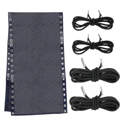 GORGECRAFT Zero Gravity Stuhl-Ersatzstoff Anti Schwerkraft Klapp Loungesessel Stoffteil Preußischblau Reparaturstoff Für Outdoor Stühle Mit Seil Für Campingstühle Rasen Bungee Stuhl Sonnenliegen