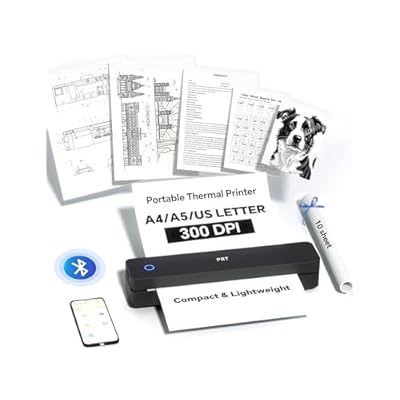 PRT Portable Printer Wireless for Travel, Inkle...