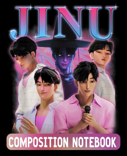 Composition Notebook: 100+ College Wide Ruled Pages Size 7.5x9.25 Jinu's K-Pops De-mons Hunter's School Journal for Kids Teens Adults Saja's Boys