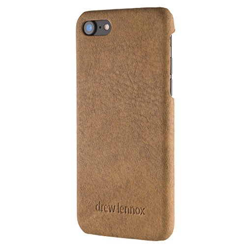 Étui iPhone 7 en cuir véritable beige Assured idéal pour le bureau