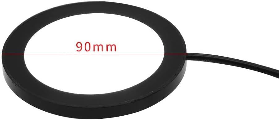 Microscope Accessories Kit Adjustable LED Ring Base Light Source for Trinocular Microscope LED Botton Light Microscope Slides