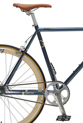 Retrospec Bicycles Mantra V2 Single Speed Fixed Gear Bicycle, Midnight Blue, 61cm/X-Large - Thumbnail 5