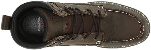 Wolverine Men's Trade Wedge Waterproof Steel Toe 6" Construction Boot, Dark Brown, 10.5 | Image 4