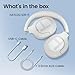 HAYLOU S35 Noise Cancelling Bluetooth Headphones, LDAC Hi-Res Audio, Bluetooth 5.2 Multipoint Connect, 40H ANC Playtime, Clear Call,Wireless Over Ear Headphones