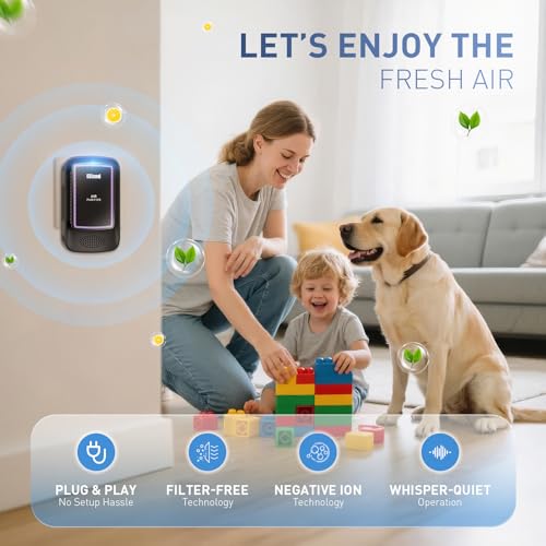 Purificador de Aire Ionizador de 3 Unidades para Hogar miniatura 2
